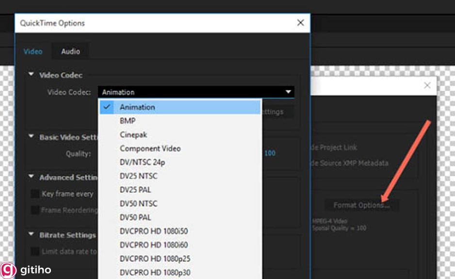 Cách render After Effect dạng Video (3)