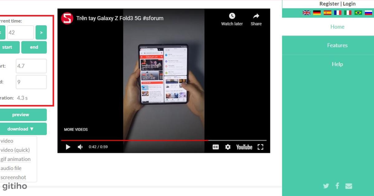 Cắt một đoạn từ video YouTube (3)
