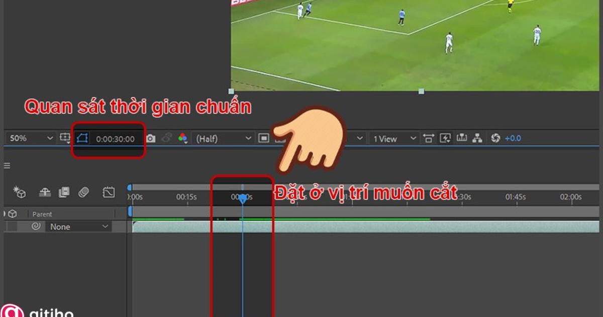 Cách cắt video trong After Effect (3)