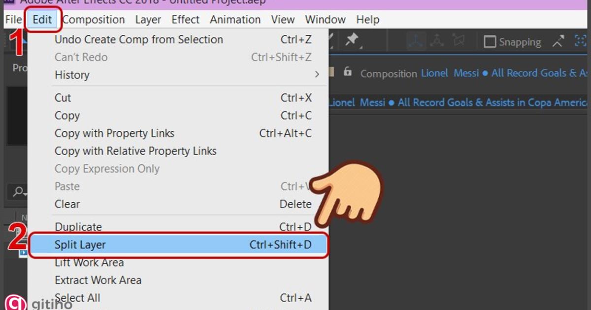 Cách cắt video trong After Effect (4)