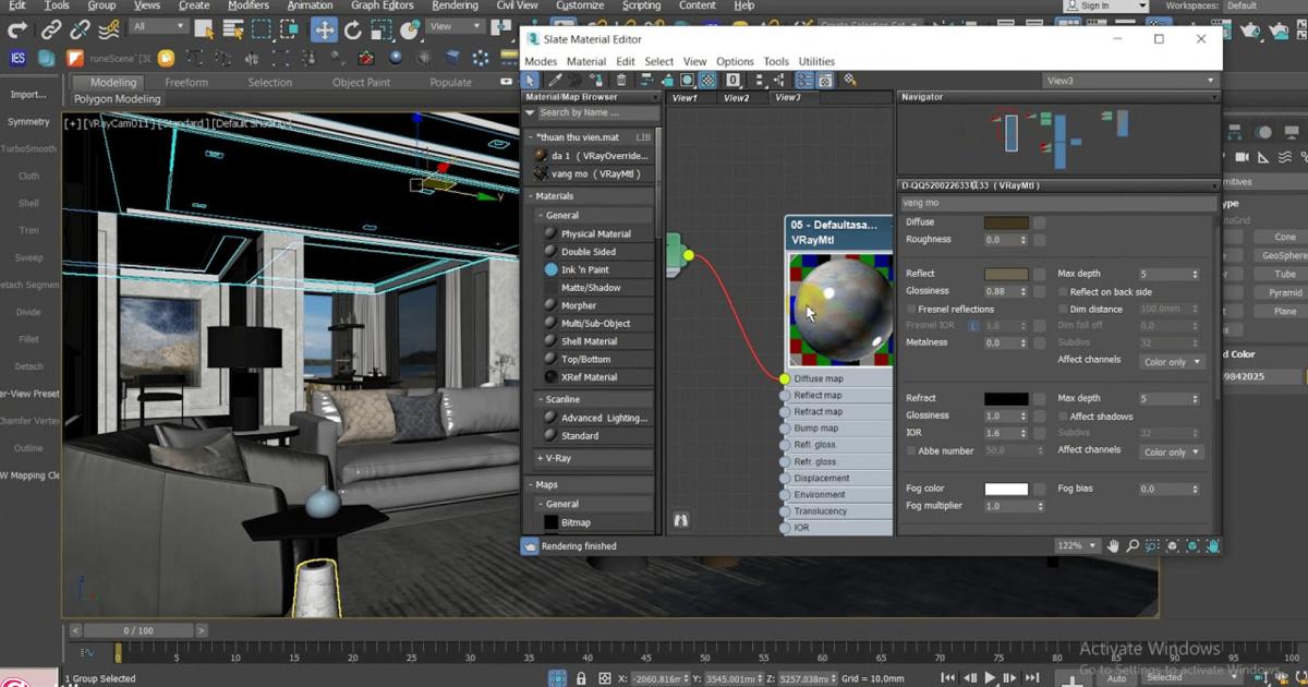 Các ý nghĩa của thông số vật liệu trong 3dsmax (1)