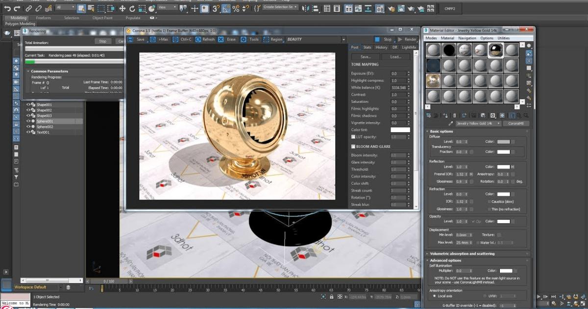 Các ý nghĩa của thông số vật liệu trong 3dsmax (2)