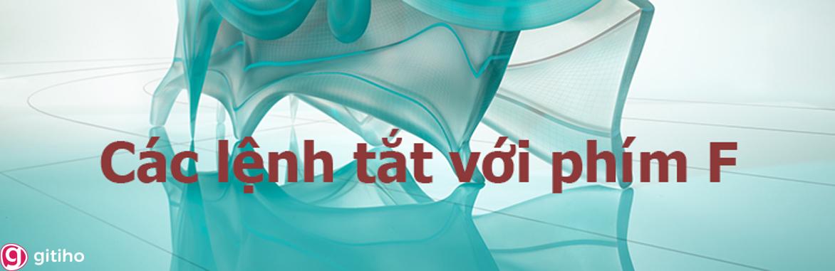 Các lệnh tắt với phím F