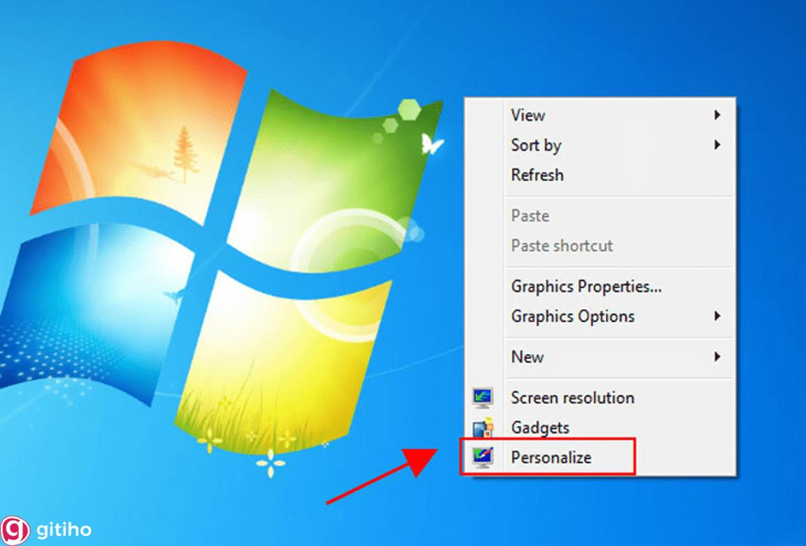 Thay đổi ảnh nền máy tính trên Window 7 (1)
