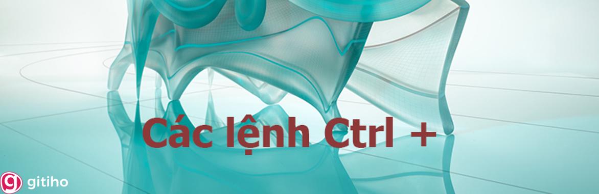 Các lệnh Ctrl +