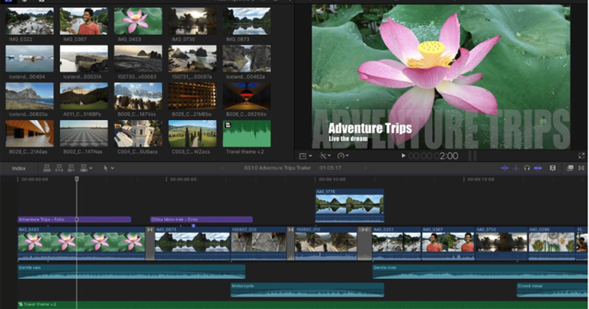 Ứng dụng Final Cut Pro X