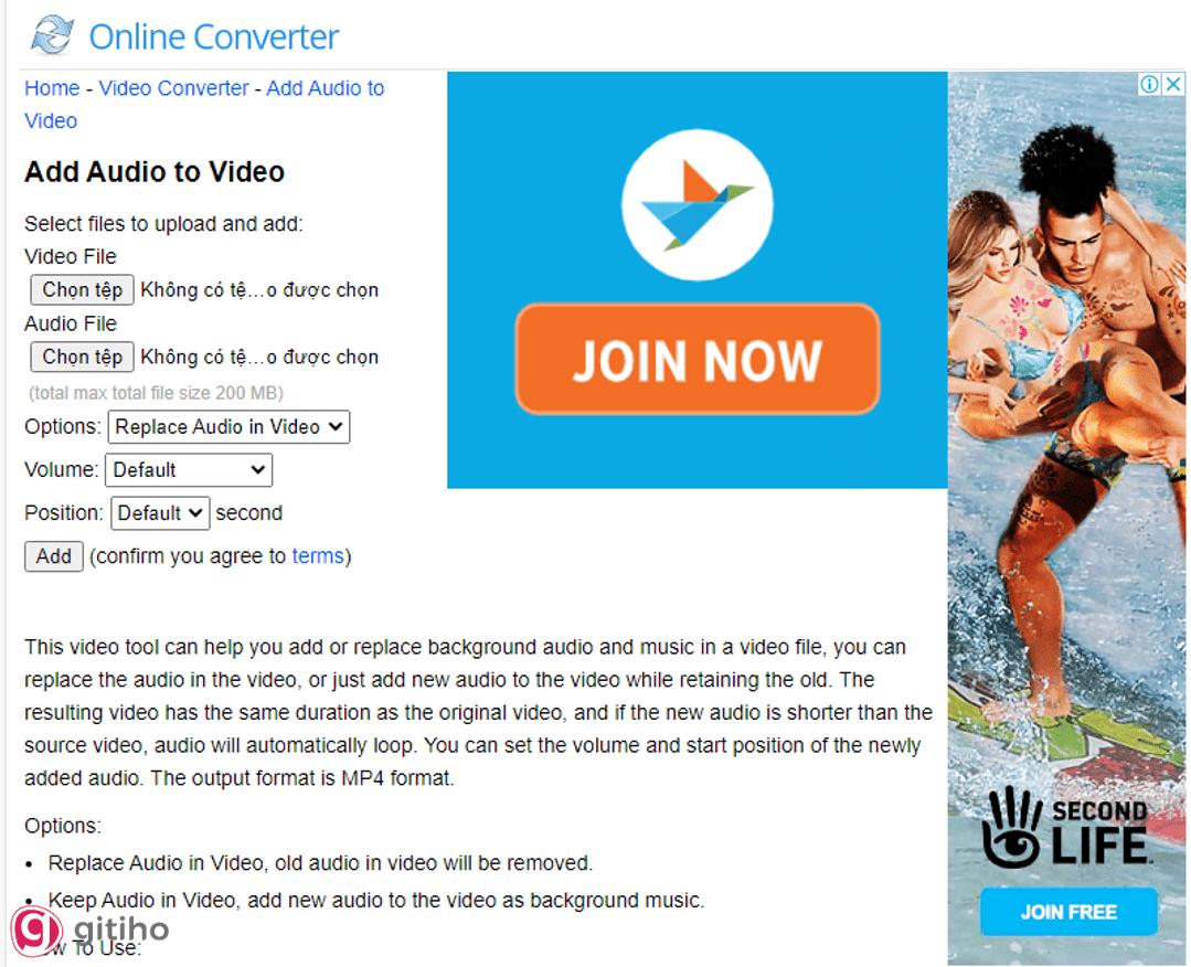 Trang web Online Converter