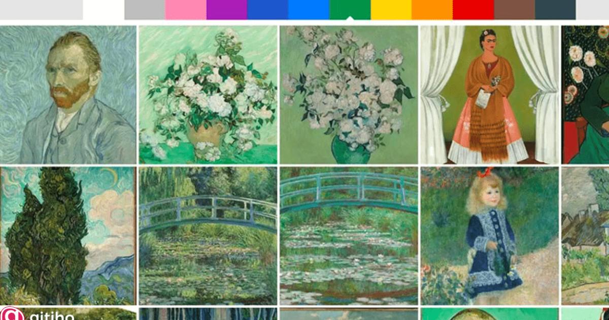 Trang web Color Explorer