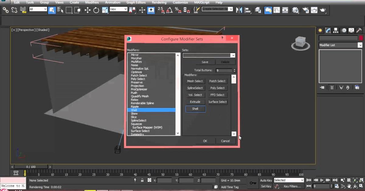 OBJECT-SPACE MODIFIERS:  ảnh hưởng trên tọa độ cục bộ, điều chỉnh cục bộ, vật thể (1)