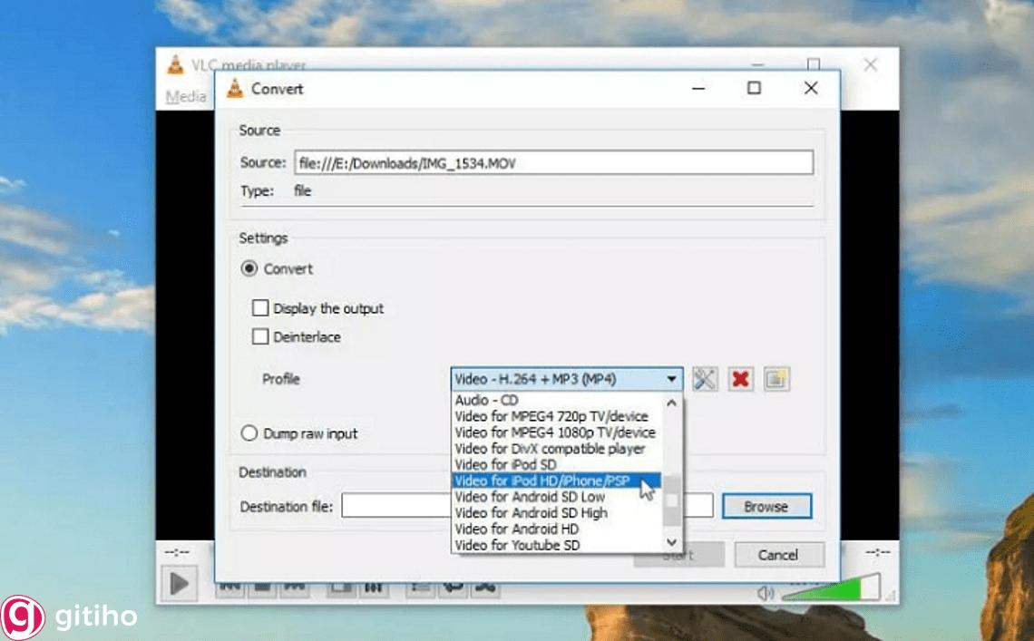 Xử lý bằng phần mềm hỗ trợ VLC (3)