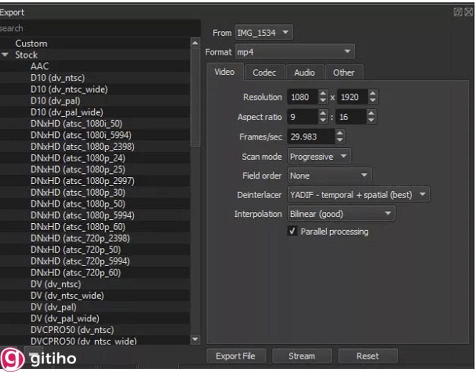 Xử lý bằng phần mềm nén video Shotcut (2)