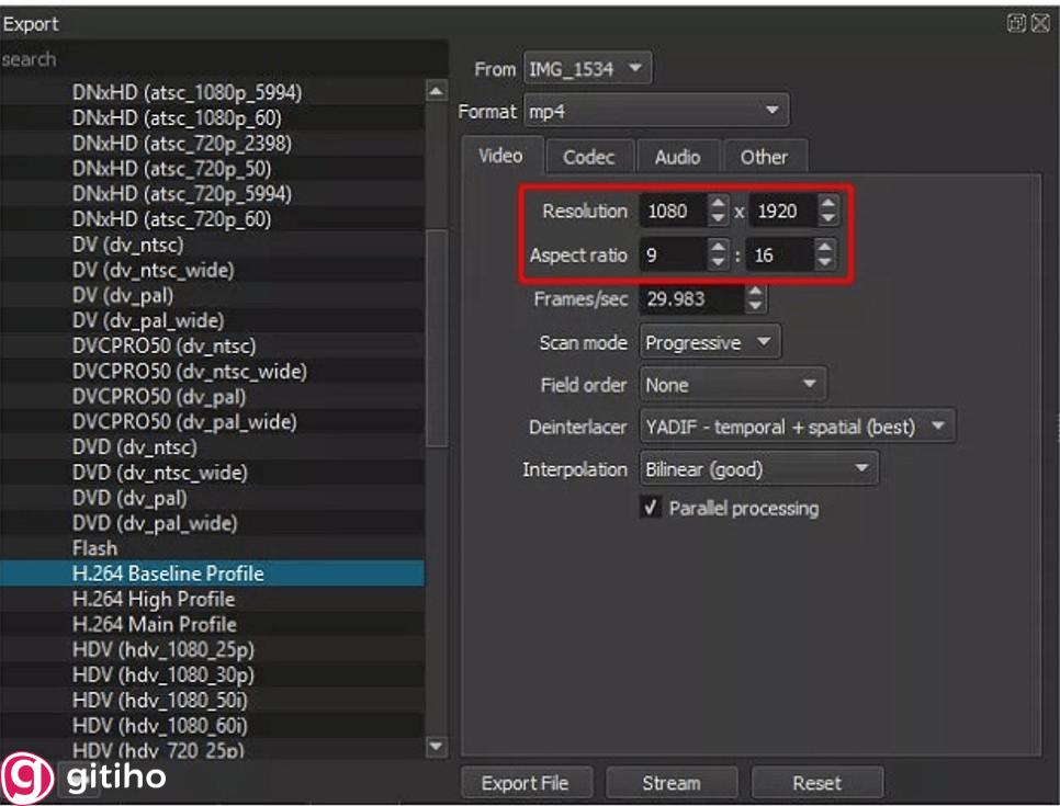 Xử lý bằng phần mềm nén video Shotcut (3)