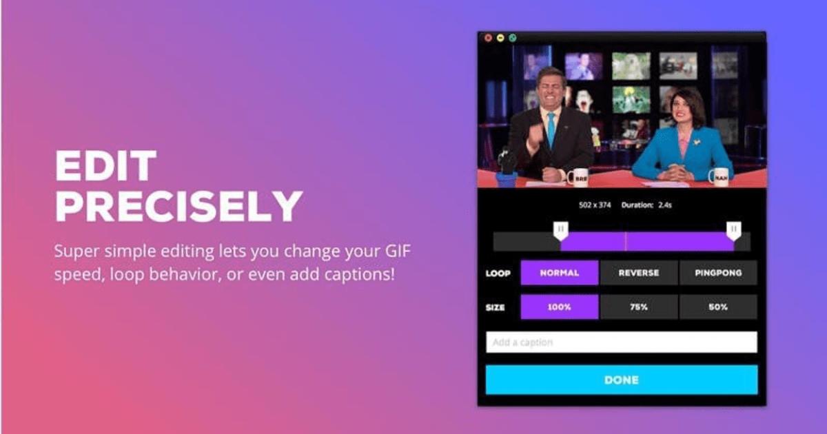 Phần mềm GIPHY Capture