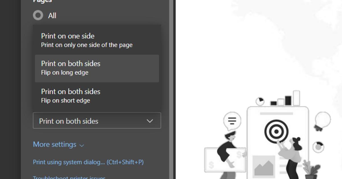 In 2 mặt file PDF trên máy in hỗ trợ in hai mặt