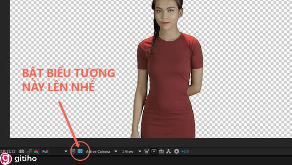 Bước 2: Bật Transparent