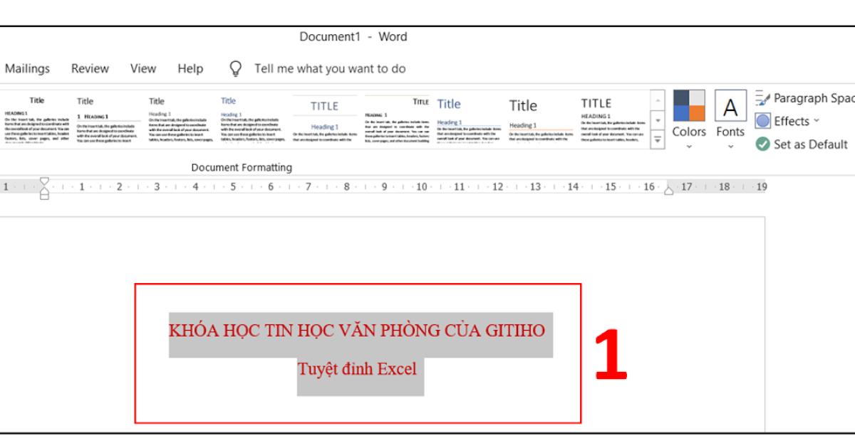 Tạo khung viền cho đoạn ghi chú bằng thẻ Pages Borders (1)