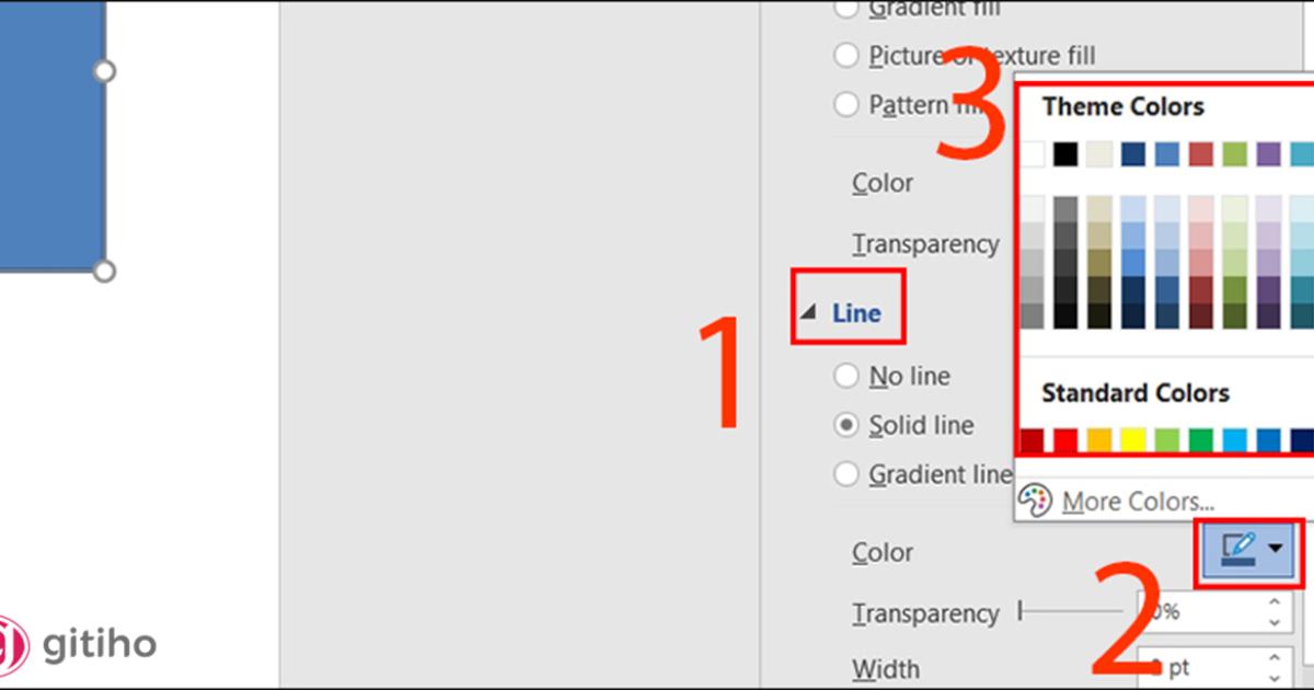 Tạo khung viền trong word 2016, 2013, 2019, 365 bằng shape (4)