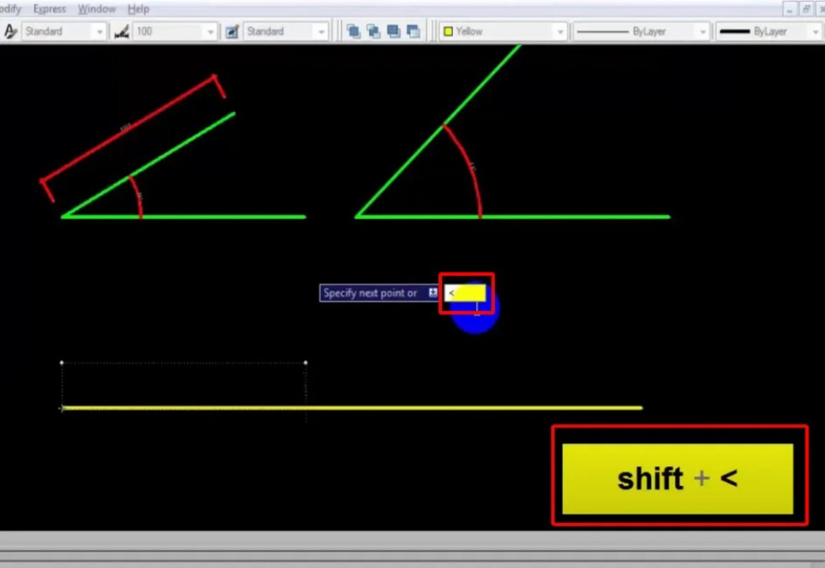 Hướng dẫn 5 cách vẽ góc trong CAD cụ thể từng bước