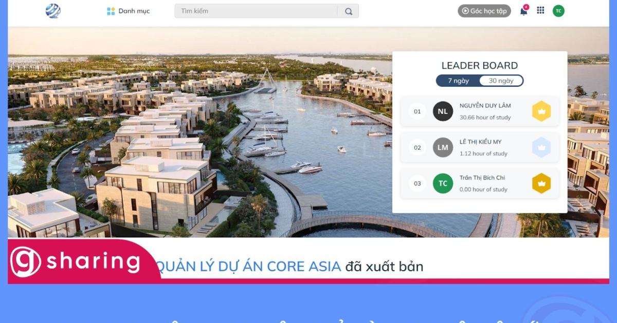 Core Asia nâng cao hiệu quả đào tạo nội bộ với hệ thống LMS của Gitiho for Leading Business
