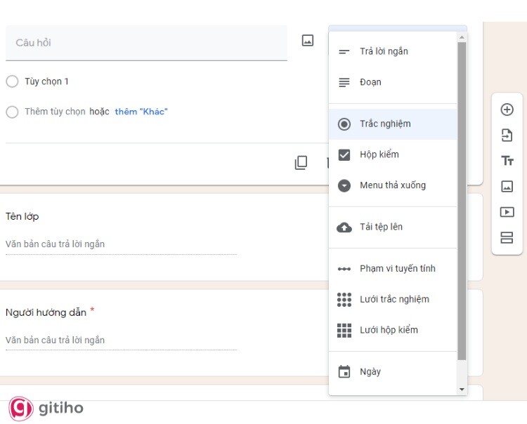 Hướng dẫn cách tạo Google Form cho người mới bắt đầu - Gitiho