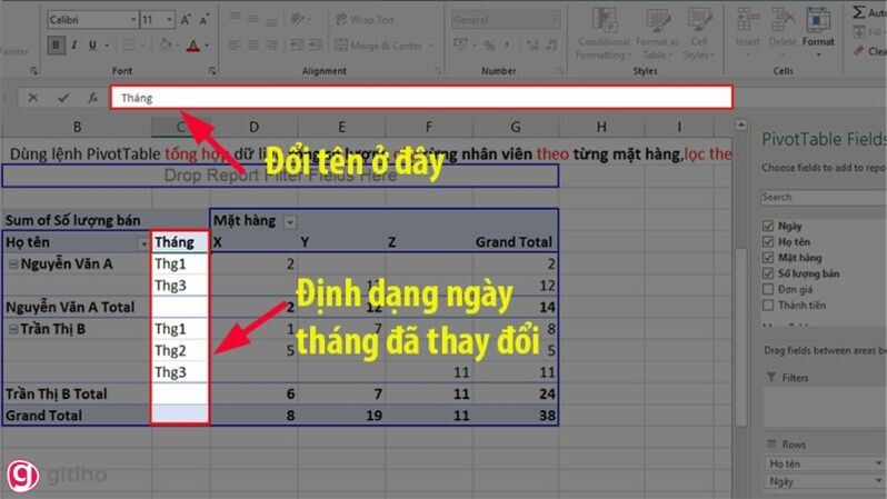 Hướng dẫn chi tiết cách sử dụng Pivot Table trong Excel