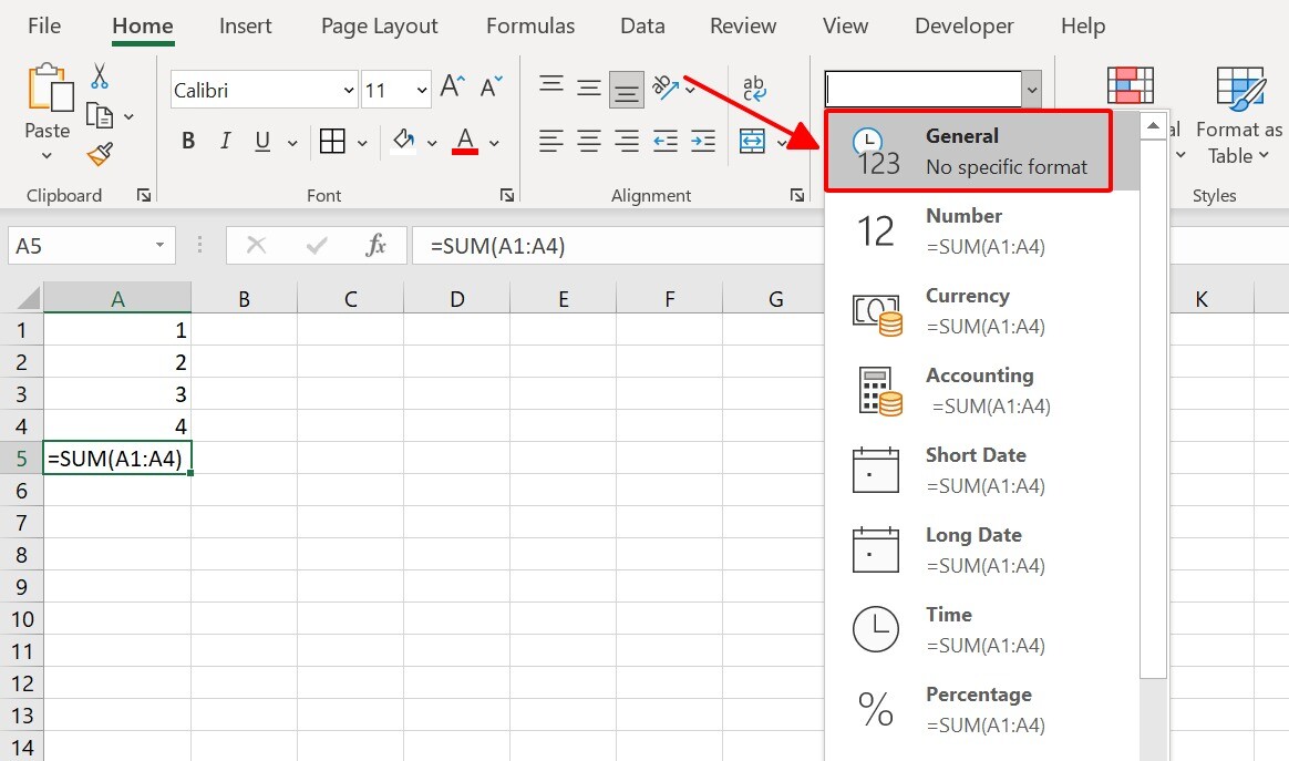 Hướng dẫn cách khắc phục lỗi Excel không chạy công thức