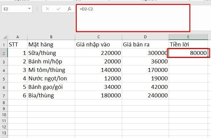 Hướng dẫn cách viết công thức trong Excel đơn giản dễ hiểu