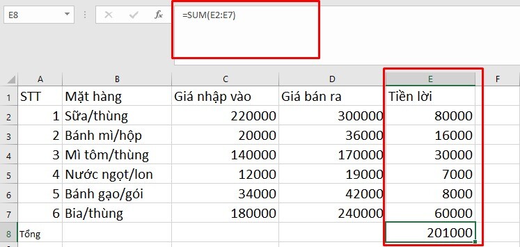 Hướng dẫn cách viết công thức trong Excel đơn giản dễ hiểu