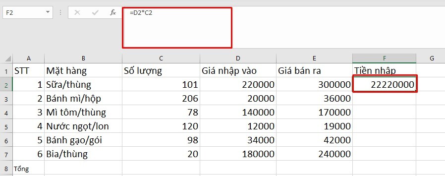 Hướng dẫn cách viết công thức trong Excel đơn giản dễ hiểu