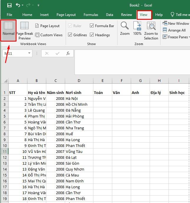 Hướng dẫn cách bỏ chữ page trong Excel đơn giản, nhanh  chóng