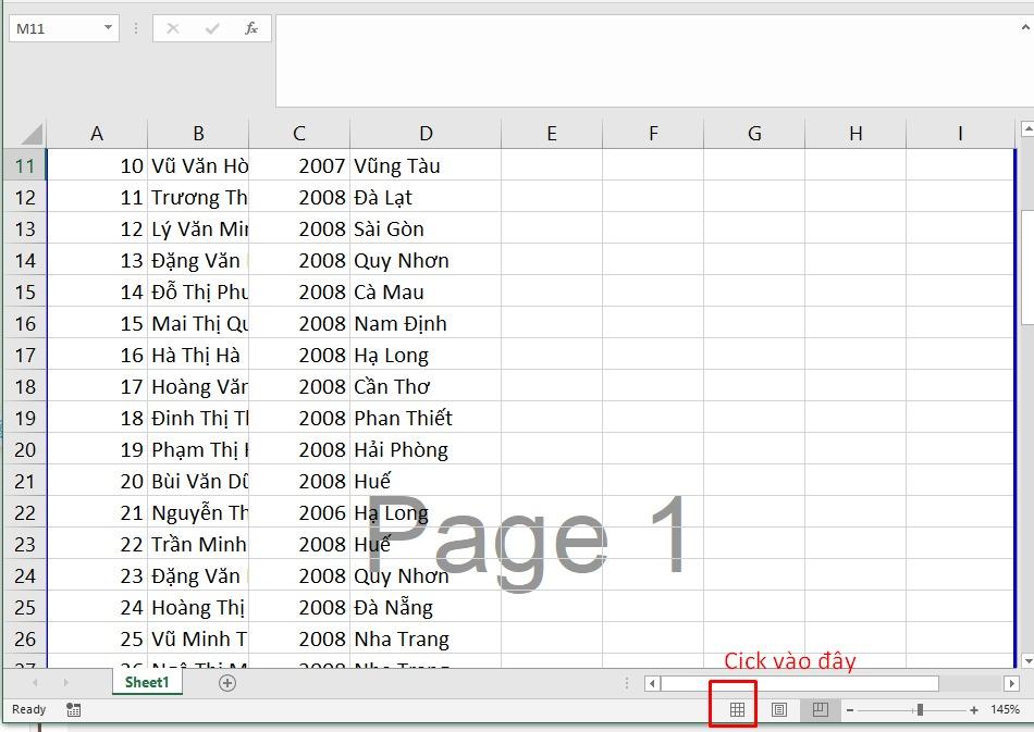 Hướng dẫn cách bỏ chữ page trong Excel đơn giản, nhanh  chóng