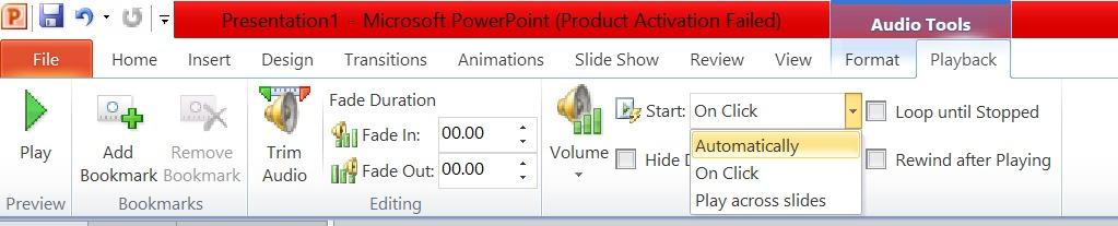 Hướng dẫn cách chèn nhạc, các file âm thanh vào Powerpoint