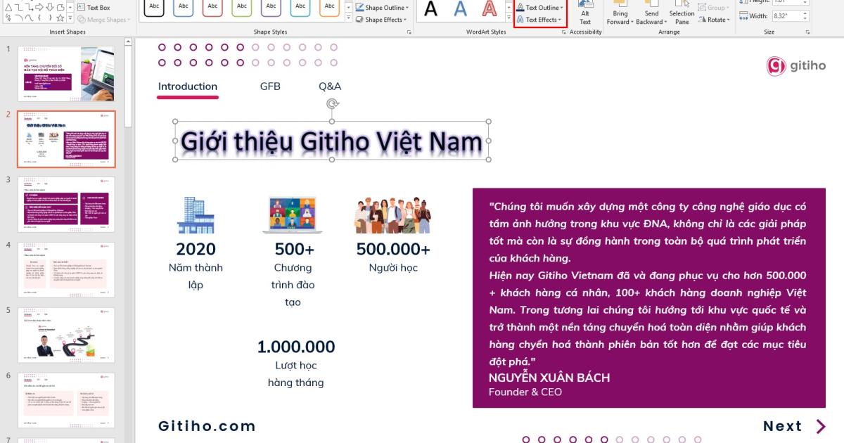Hướng dẫn 2 cách chèn chữ vào ảnh trong powerpoint, bạn đã biết?