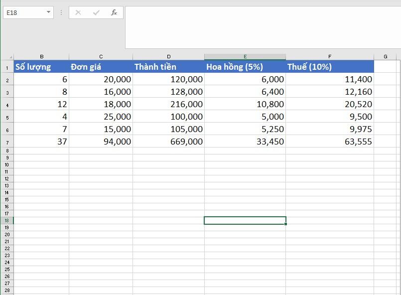Hướng dẫn cách đổi vị trí 2 cột trong Excel từ A->Z, kèm ví dụ