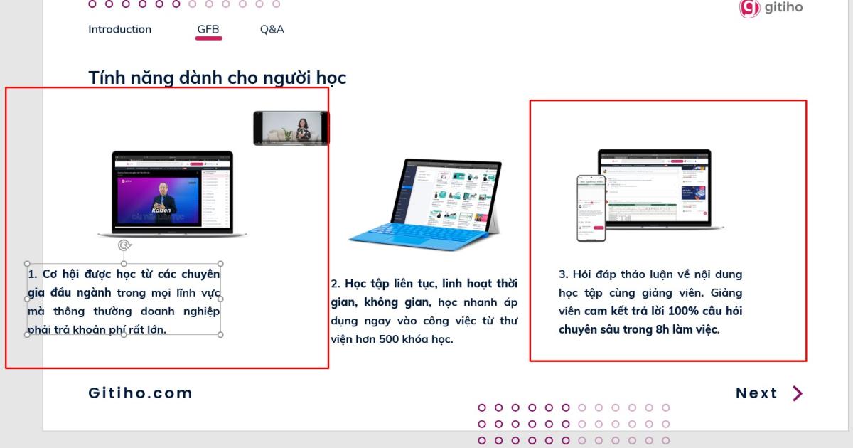 Sự khác biệt giữa việc nhóm và không nhóm đối tượng