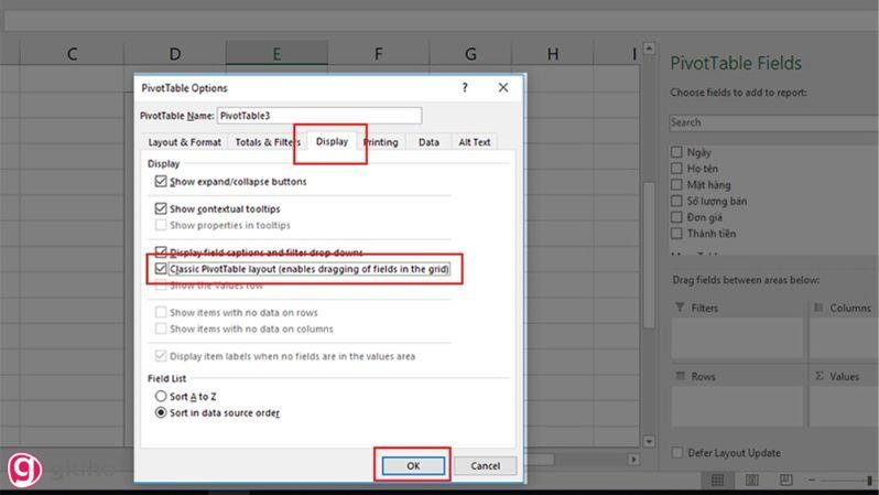 Hướng dẫn chi tiết cách sử dụng Pivot Table trong Excel