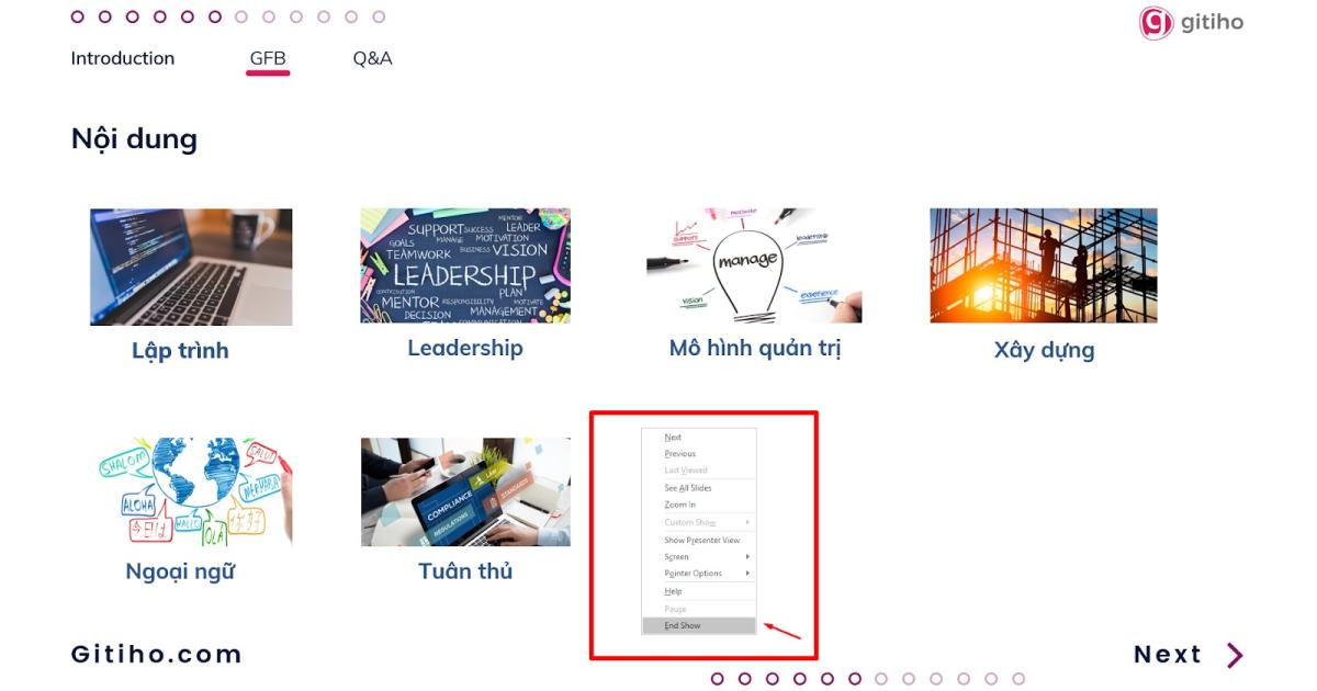Cách tắt trình chiếu Powerpoint trong 1 giây đơn giản nhưng không phải ai cũng biết