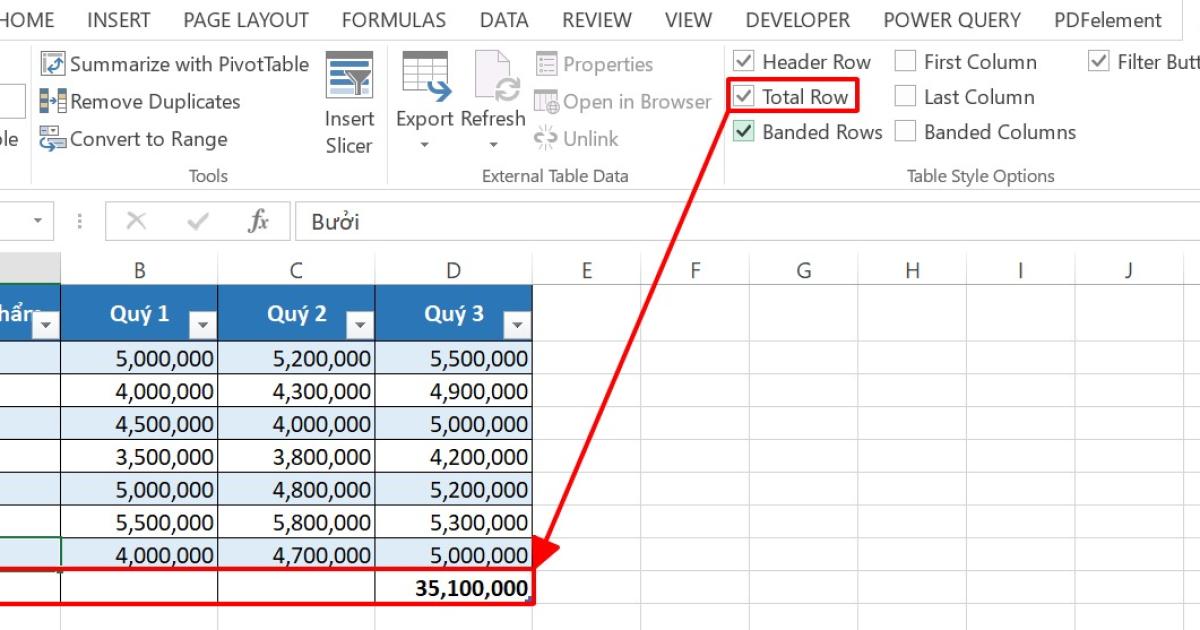 Cách dùng hàm Sum trong Excel để tính tổng kèm ví dụ