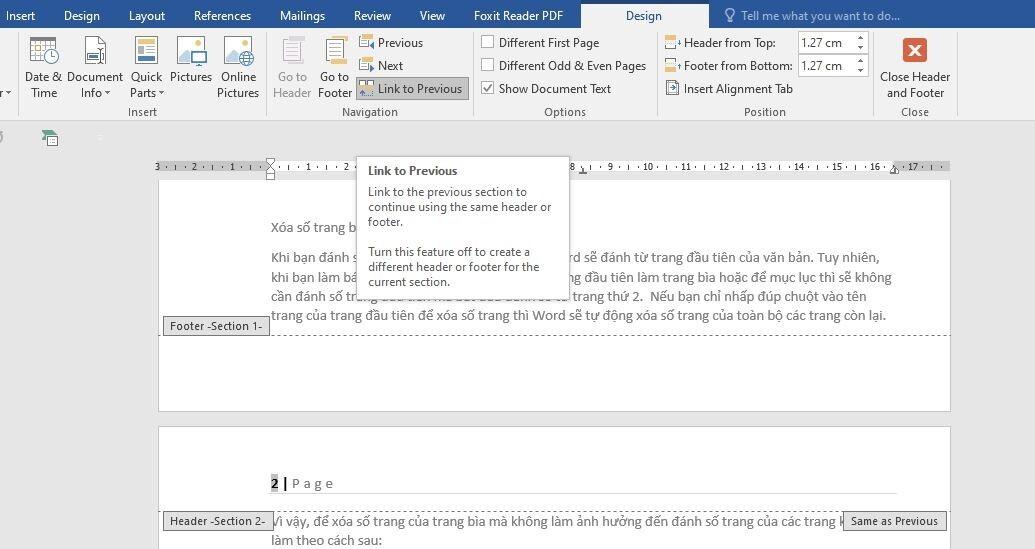 Hướng dẫn cách xóa số trang bất kỳ trong Word