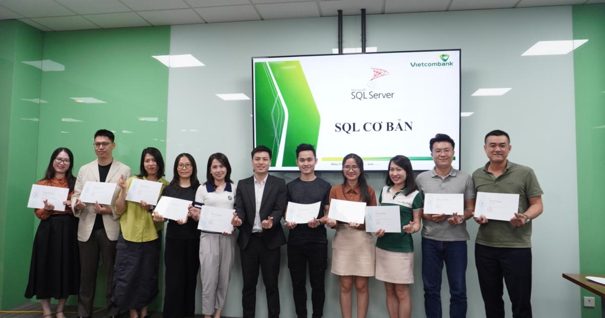 Gitiho - Đơn vị tổ chức Khóa đào tạo SQL cơ bản dành cho CBNV Vietcombank