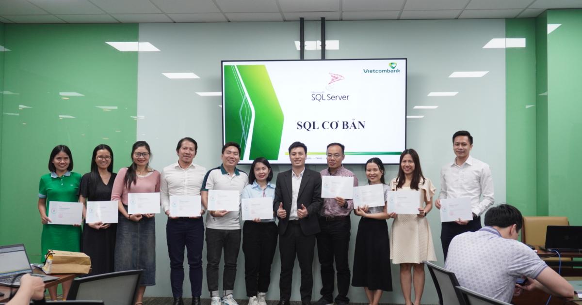 Gitiho - Đơn vị tổ chức Khóa đào tạo SQL cơ bản dành cho CBNV Vietcombank