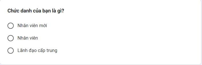 Tổng hợp câu hỏi khảo sát nhu cầu đào tạo cho đội ngũ nhân sự