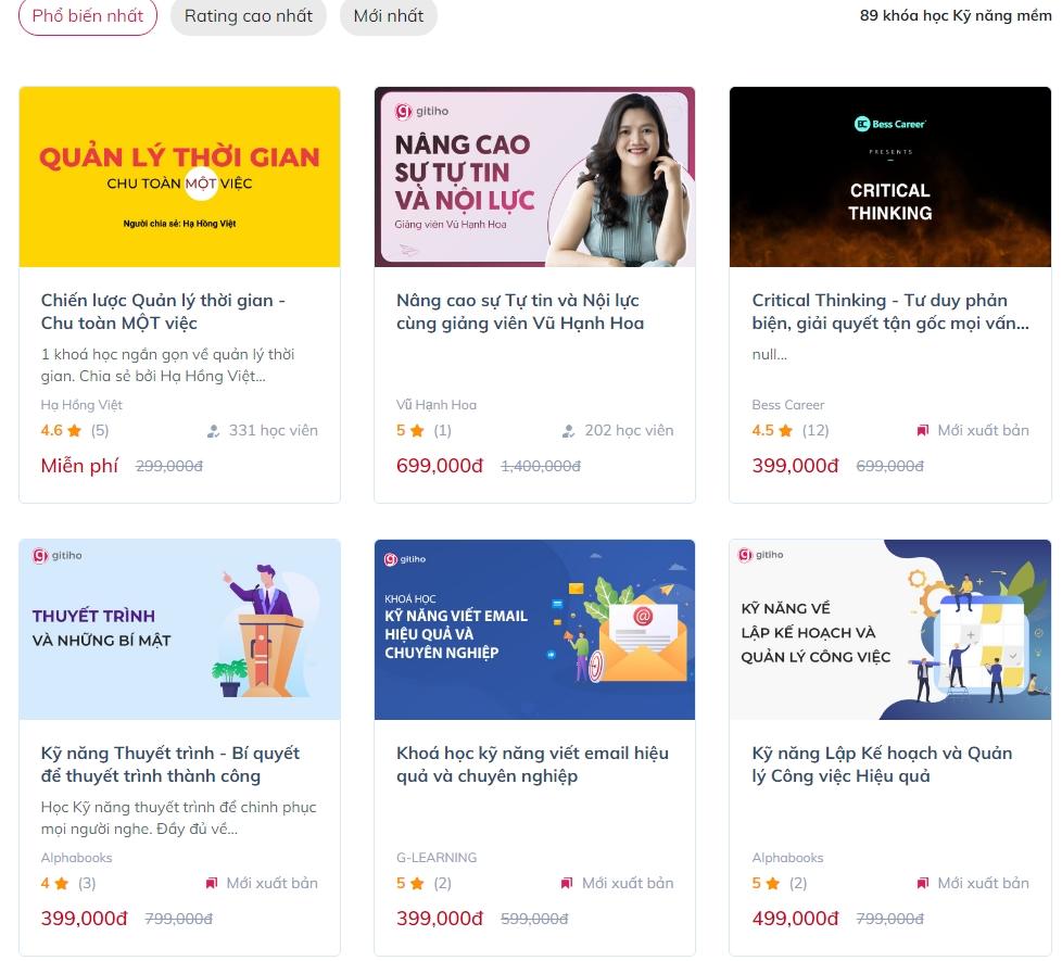 Các khóa học về kỹ năng mềm rất cần thiết cho nhân sự