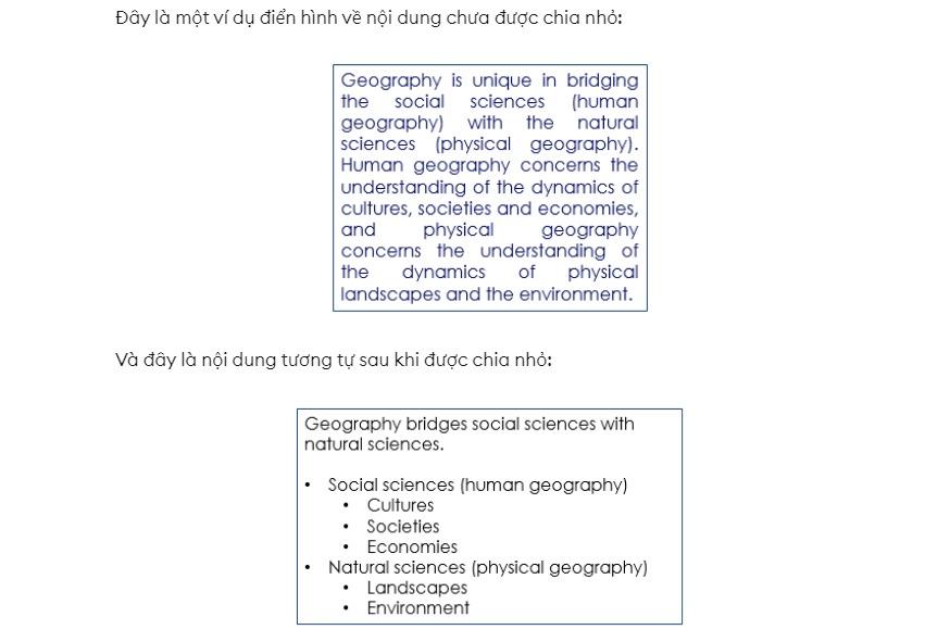Tận dùng các dấu đầu dòng và danh sách đánh số