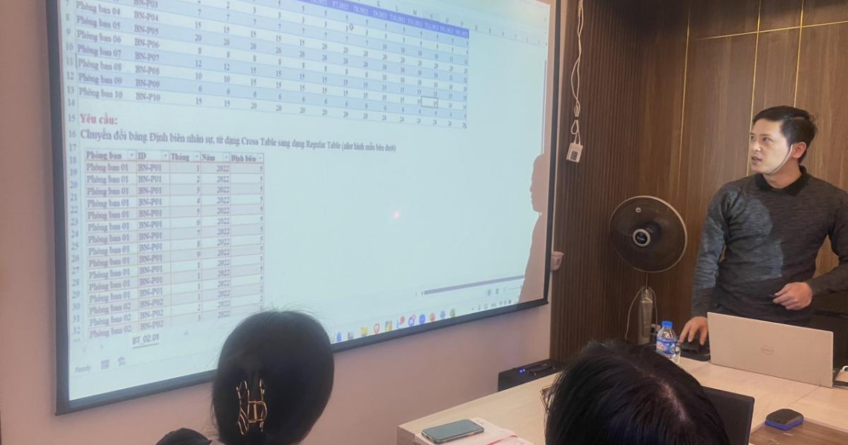 Thầy Dương Mạnh Quân có lối giảng dạy dễ hiểu, logic giúp học viên nhanh chóng hiểu bài