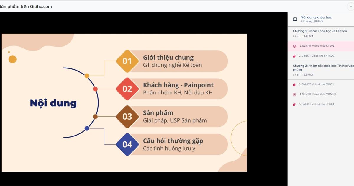 Thực hiện đào tạo kiến thức sản phẩm cho nhân viên bằng các khóa học online