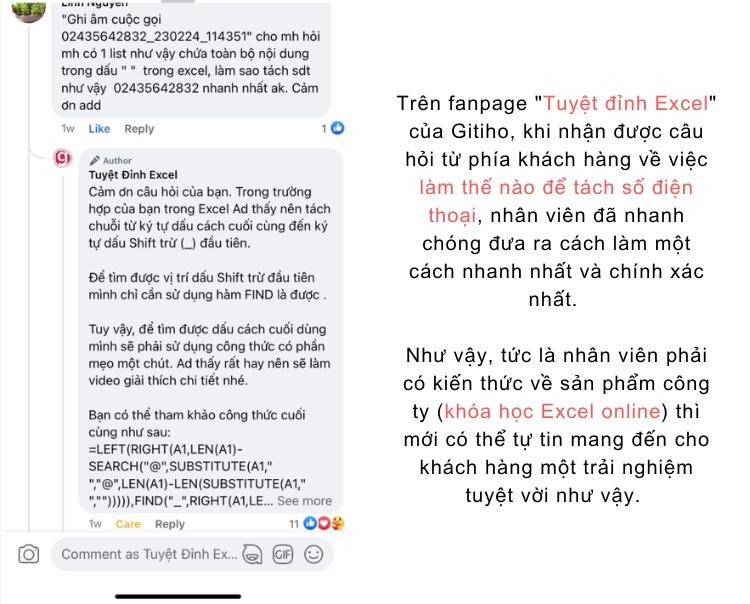 Hiểu rõ về sản phẩm giúp nhân viên tăng trải nghiệm mua sắm của khách hàng