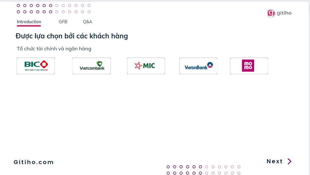 Gitiho for Leading Business tự hào đồng hành cùng một số tổ chức Tài chính - Ngân hàng trên hành trình chuyển đổi số
