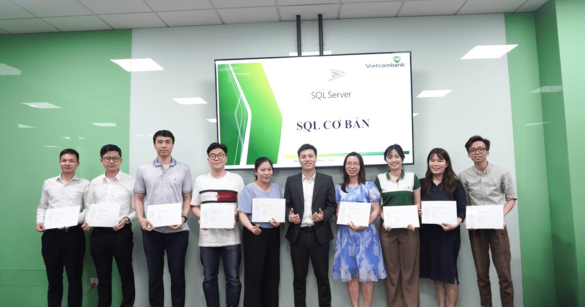 Gitiho - Đơn vị tổ chức Khóa đào tạo SQL cơ bản dành cho CBNV Vietcombank