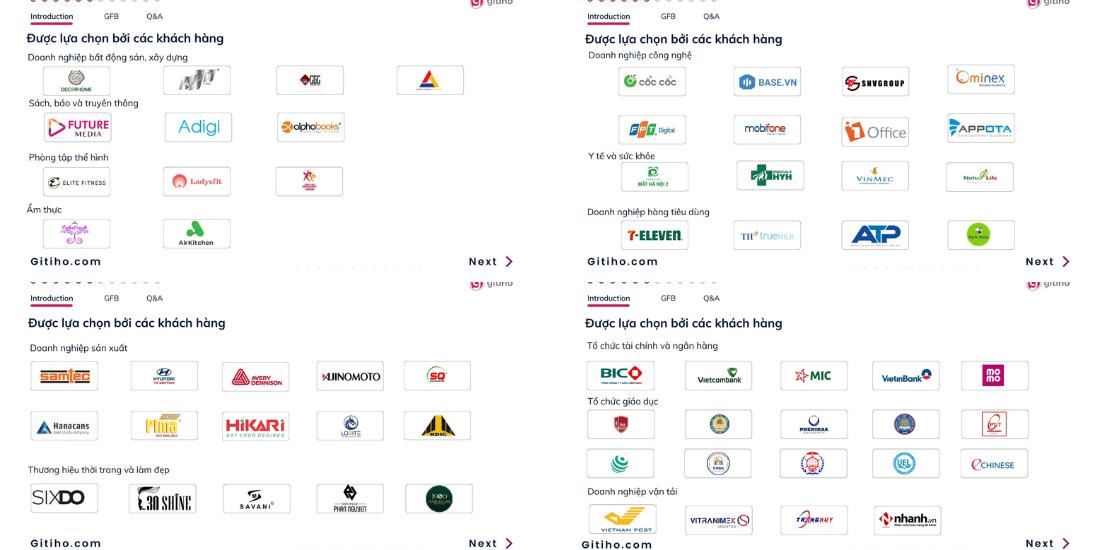 Top các doanh nghiệp đã tin yêu sử dụng Giải pháp đào tạo dành cho doanh nghiệp